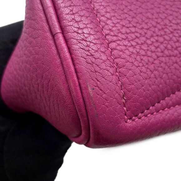 HERMES Victoria Elan Size 38 Taurillon Clemence Tosca - Picture 8 of 16